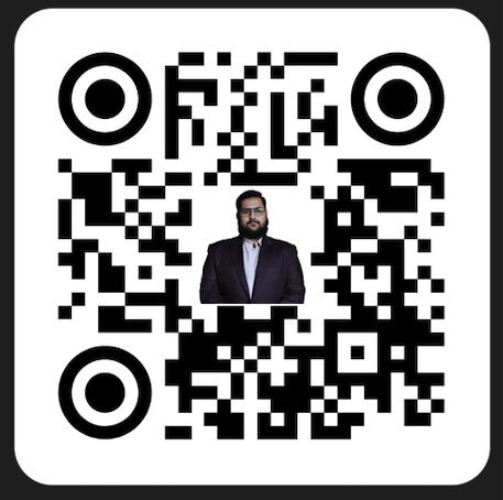 Scan to connect with Salman